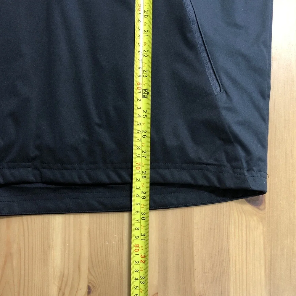 Antigua Jacket Large Black Zip Up Embroidered International Crown Golf
